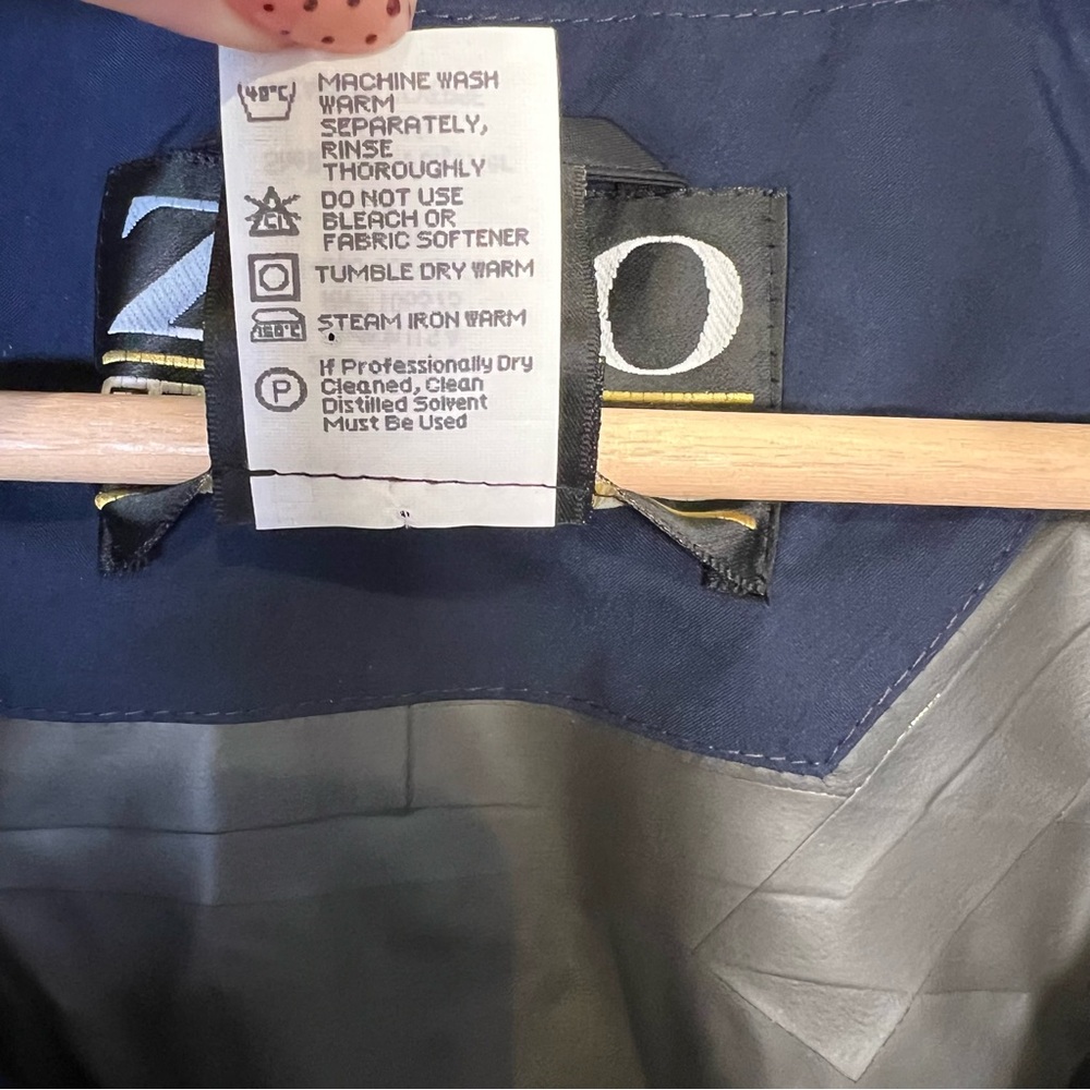 Zero Restriction Golf Outerwear Mens Zip-Up Vest & Jacket Blue Goretex XL - Picture 12 of 12